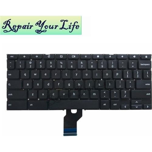 Laptop keyboard for ASUS Chromebook 11 C213SA US English 6K+NBLOM.40A black without frame original