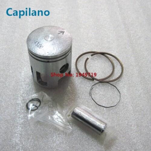 Motorcycle DT50 piston kit with piston ring piston pin for Yamaha classic 2 stroke 50cc DT 50 engine spare parts (40mm / 43mm)