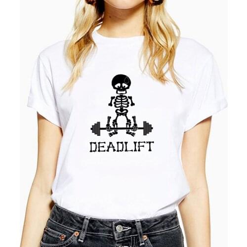 Cool Skull Womens T-shirts Harajuku Casual Short Sleeve Women Shirt O-neck Punk T Shirt Female Kpop Style Tee Shirts for Ladies