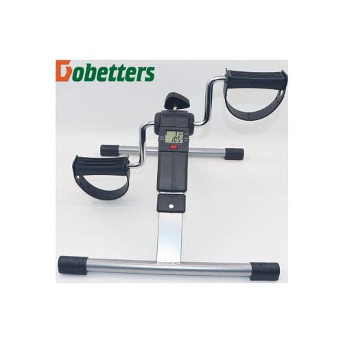 Mini Pedal Stepper Exercise Machine LCD Display Indoor Cycling Bike Stepper with Adjustable Resistance for Home Office Gym