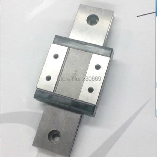 CNC miniature linear rail LWL20B - L200mm rail with LWL20B flanged widen linear block carriage iko
