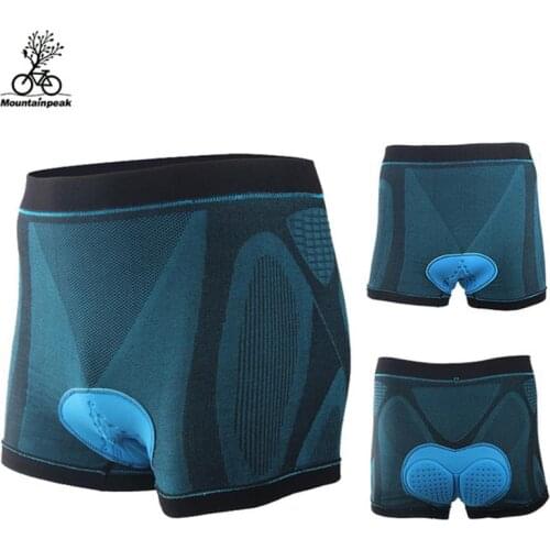 Mens Cycling Shorts Womens Riding Bike Shorts With Gel 3D Sponge Pad High Elastic Underwear Shorts For MTB Size S-2XL MPC010