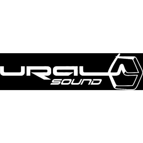 Ural Sound v2 funny car sticker vinyl decal silver/black for auto car stickers styling