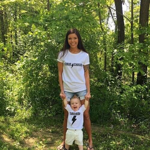 Lovely Good Design From USA Europe Designer Autumn Comfortable T-Shirts For Ladies Childs Mothers Daughter