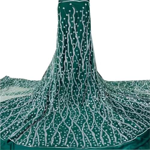 Handmade Lace African Lace Fabric High Quality Lace French Tulle Lace Fabric Wedding Dress Nigerian Lace Fabrics JY-230