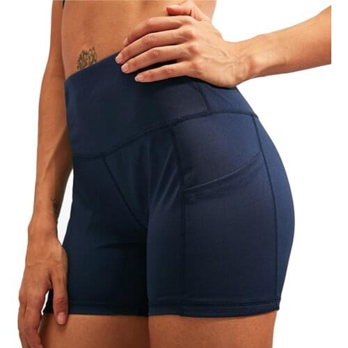 2020 New Sports Shorts Woman Workout Sport Shorts Women Summer Yoga Shorts High Waist Women Pocket Sport Cycling Push Up Short