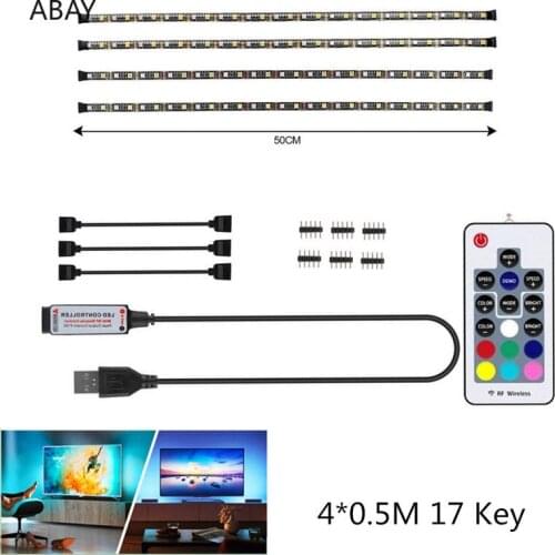 RGBW RGBWW TV USB led strip HDTV Desktop backlight DC 5V RGB led light 5050 SMD Flexible waterproof luces led lights decoration