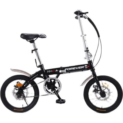 2021 hot sell Folding bicycle female ultra light portable adult bicycle small shift mini 16 inch adult student bicycle