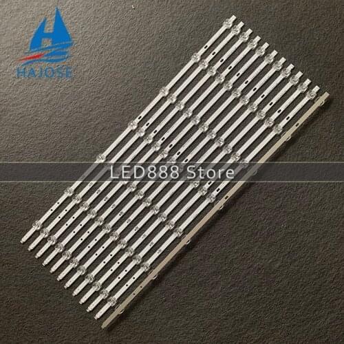 100% New 12pcs/Kit LED strips for 55 TV TX-55CR430B TX-55CR430E 55PUS8909C/12 LTDN55XT810 BN96-01206A BN96-01206B BN96-01206C