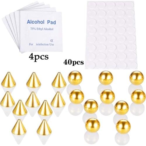 2021 Fake Smiley Piercing Fake Nose Ring Eyebow Ring Dimple Sticker Face Piercing Body Jewelry Stainless Steel Lip Stud