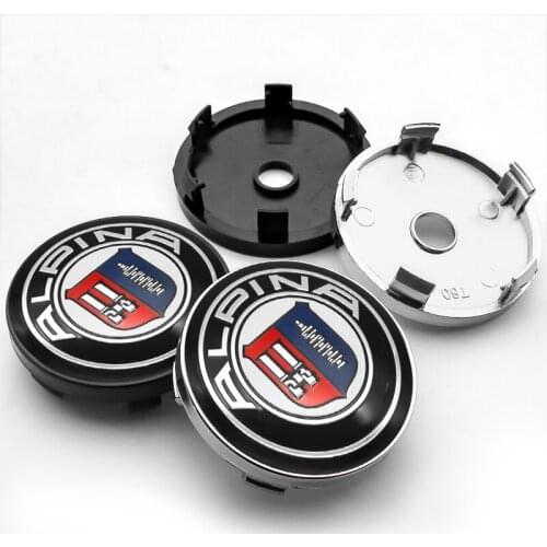 4PCS 60MM Car Wheel Center Hub Caps 56MM Emblem Sticker Decal For BMW E46 E39 E90 E60 E36 F30 Auto Decoration Accessories