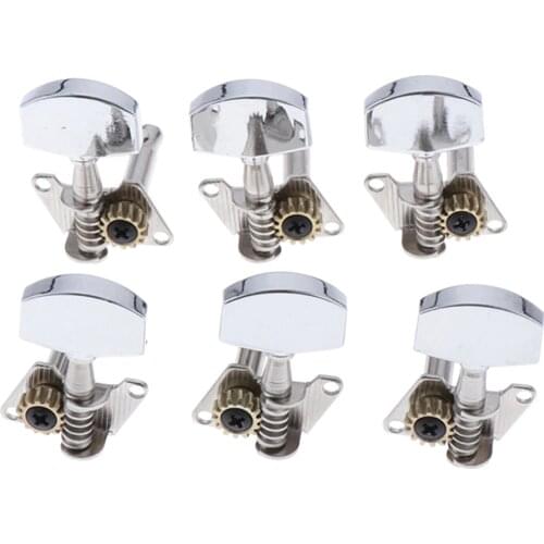 6 pcs Acoustic Guitar Machine Head Tuners Tuning Keys Pegs Set Guitar Parts for Acoustic Folk Guitar