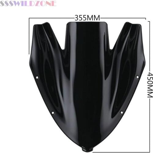 Motorcycle accessories windshield windshield PVC baffle for Kawasaki ER6F 2006 2007 2008