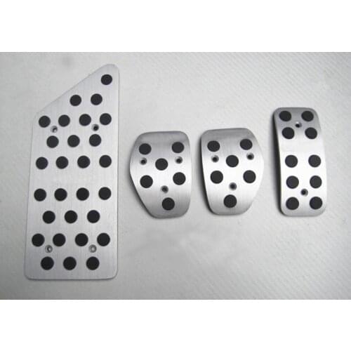 Car Accessories Fuel Brake Pedal Rest Foot Pedals Cover For Peugeot 2008 AT / MT