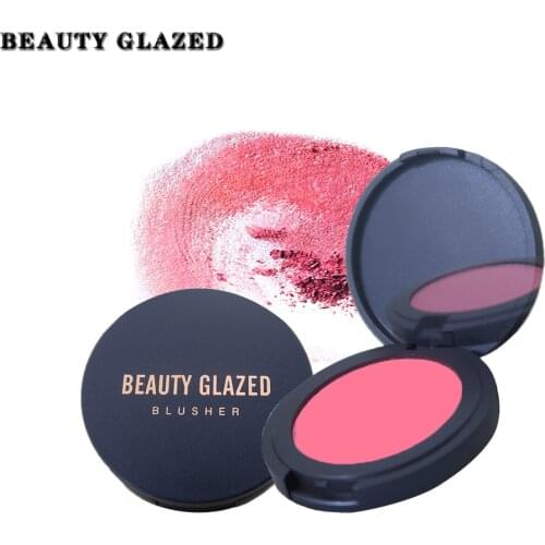 BEAUTY GLAZED 10 Colors Face Mineral Pigment Blusher Blush Powder Brozer Cosmestics Professional Palette Blush Contour Shadow