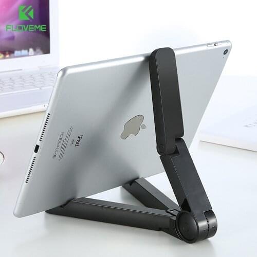 FLOVEME Flexible Tablets Phone Stand Case for iPad 2 3 4 Air 2 Mini for iPhone 4 5s 6 6S Plus For Galaxy S5 S6 Edge 360 Folded