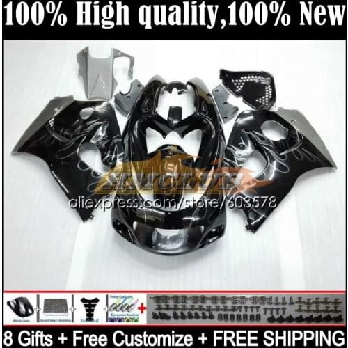 Body For SUZUKI SRAD GSX-R600 GSXR 750 600 0CL.37 GSXR750 96 97 98 99 00 GSXR600 1996 1997 1998 1999 2000 Fairings Grey flames