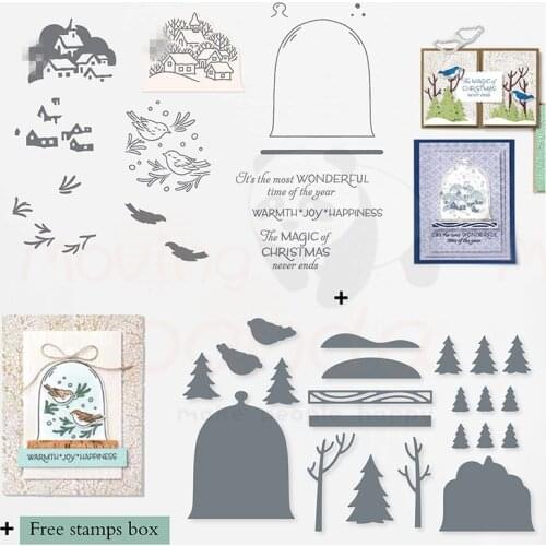 Little Bird Metal Cutting Dies and Stamps Stencils For Scrapbooking Stamps Embossing Mold DIY Paper Cards Craft Cutting