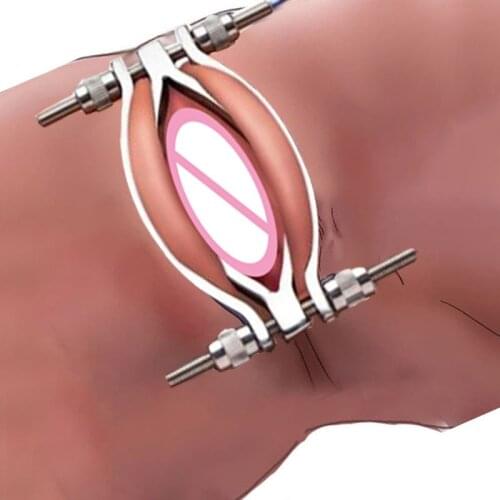 Metal Labia Clip Clit Stimulator Sex Clamp Vagina Speculum BDSM Bondage Torture Game Shame Nipple Clamp Erotic Sex Toy For Women