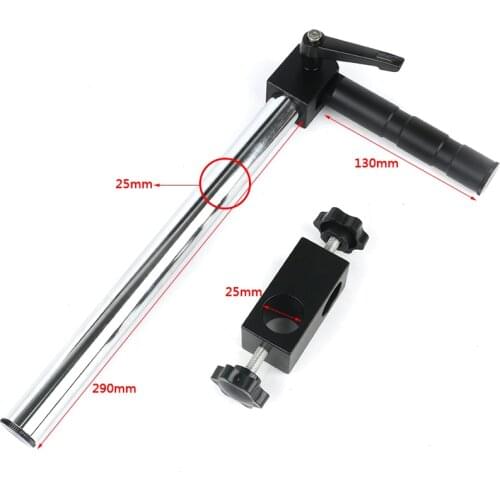 Dia Diameter 25mm Multi-axis Adjustable Metal Arm Adjustable Metal Arm Support For Industry Stereo Zoom Microscope Camera