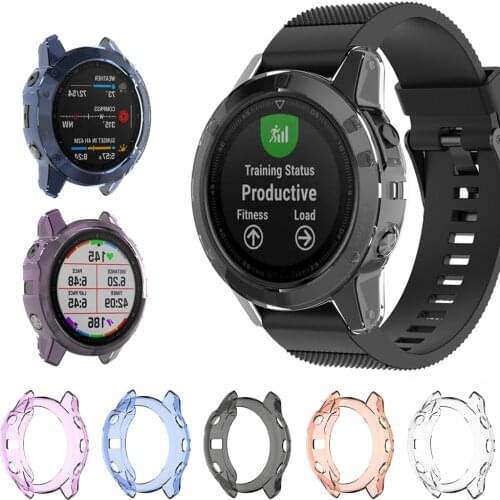 Hot For Garmin Fenix 5X 5S 5 Plus 6X Pro Protector Soft TPU Protect Shell Slim Watch Protective Case Cover Watchband Accessories