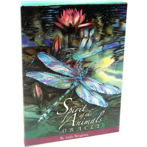 54Card Oracle Card Tarot Animal Spirit Oracle A Mysterious Magic Card Game Used for Witchcraft and Fate Divination Board Game