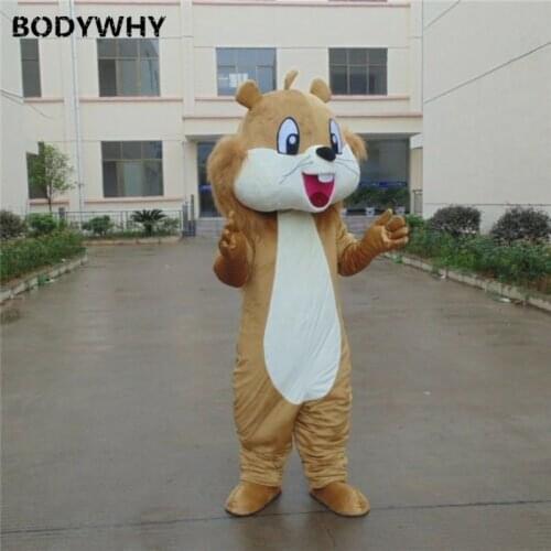 New Squirrel Mascot Costume Adult Suit Animal Cosplay Outfit Parade Unisex Party BirthdayHallowen Unisex Gifts Cosplay Costumes