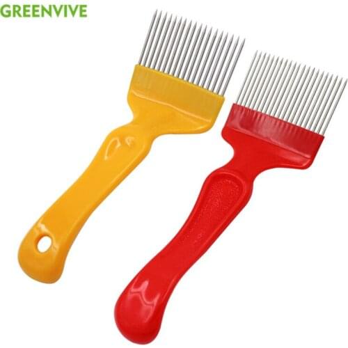 Beekeeping Tools 21 Pin Bee honey Forks Straight Needles Uncapping Forks handle Stainless Steel Honey Sparse Rake Shovel Comb