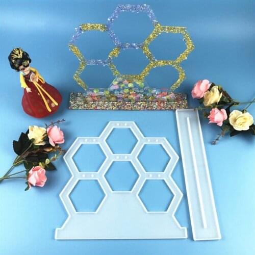 1 Set Jewelry Display Stand Epoxy Resin Mold Earring Holder Necklace Hanger Silicone Mould DIY Crafts Pendant Rack Mold