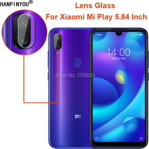 For Xiaomi Mi Play 5.84" Clear Ultra Slim Back Camera Lens Protector Rear Camera Lens Cover Tempered Glass Film