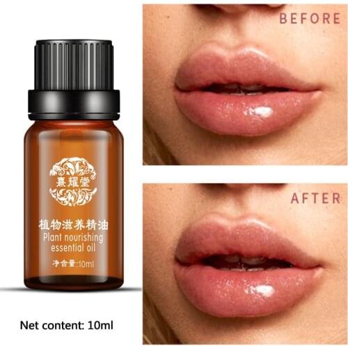 Plant Nourishing Essential Oil Lip Care Moisturizing Super Plumper Nourishing Beauty Lip Beauty Lightening Lip Makeup White F8H2