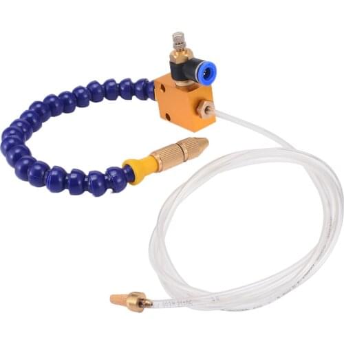 Mist Coolant Lubrication Spray System Unit Coolant Misting Air Pipe Metal Cutting Cooling Milling Engraving Machine CNC Lathe