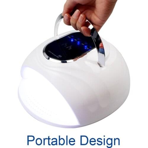 UV Lamp For Manicure 72W 42LEDs Lights Fast Drying LED Nail Dryer UV Gel Polish Curing Lamp Timer Smart Sensor Lamp for Nails