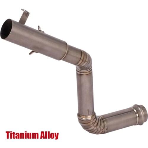 Exhaust Mid Link Pipe For KTM 1290 Super Duke R 2014-2016 Modified Connect Tube Motorcycle Escape Pipe Slip On 60mm