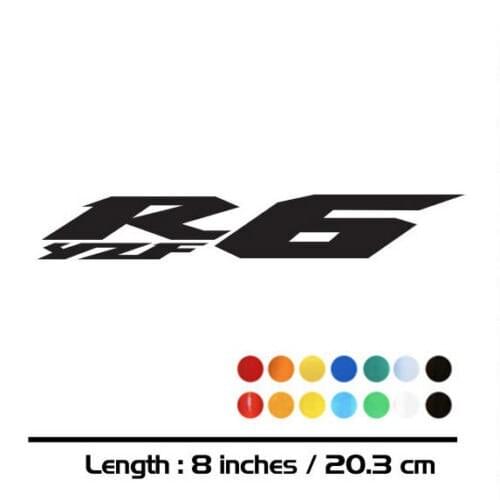 2 X NEW Sale Motorcycle sticker bike Fuel tank Wheels helmet fairing Luggage MOTO car accessories reflective decal For YAMAHA R6