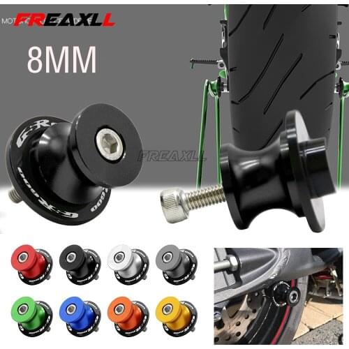 8MM High Quality CNC M8 Motorbike Swingarm Spools slider stand screws For SUZUKI GSR600 GSR 600 2006 2007 2008 2009 2010