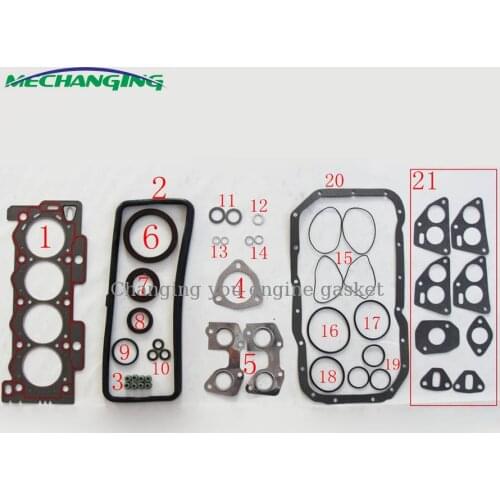 TU3A For PEUGEOT 205 306 309 405 Engine Parts Auto Parts Engine Rebuild Kits Full Set Engine Gasket 50038800