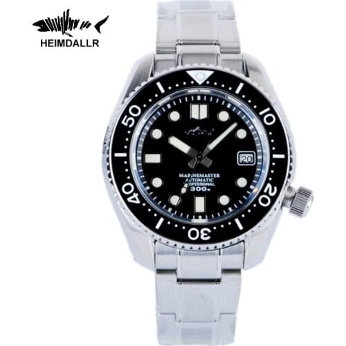 HEIMDALLR SBDX MM300 Watch 300M Sapphire Luminous Mens Automatic Mechanical Wristwatches Oyster Bracelet Diver Watch