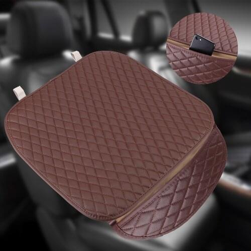 LEEPEE Car Seat Covers for Toyota Lada Renault Kia Volkswagen Honda BMW BENZ Anti-slip Universal PU Leather