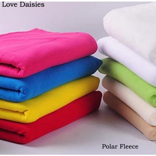 Double-side Coral velvet Polar Fleece Solid color Yellow Pink Blue White Brown Red for Autumn Apparel Toy Lining Sheet