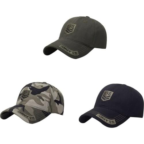 Camouflage Mountaineering Running Caps Embroidery Cotton Paintball Military Hats For Women Men Combat Army Cap