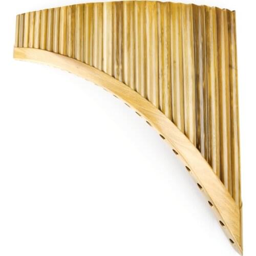 25 Pipes C Key Pan Flute High Quality Pan Pipes Woodwind Instrument Traditional Musical Instrument Water Bamboo Spots Pan flute