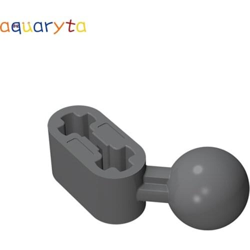 Aquaryta 20pcs 1x2 Hole Arm with Ball Technology Building Block Part Compatible 50923 DIY Assembles Particle Toys for Children