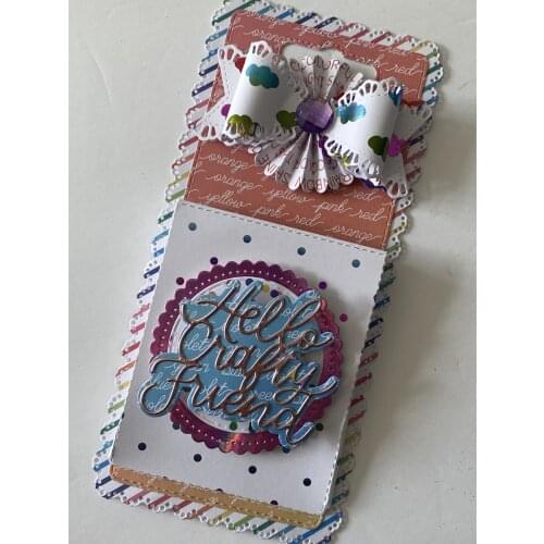 KSCRAFT Door Hanger with Loaded Bag Metal Cutting Dies Stencils for DIY Scrapbooking Decorative Embossing DIY Paper Cards