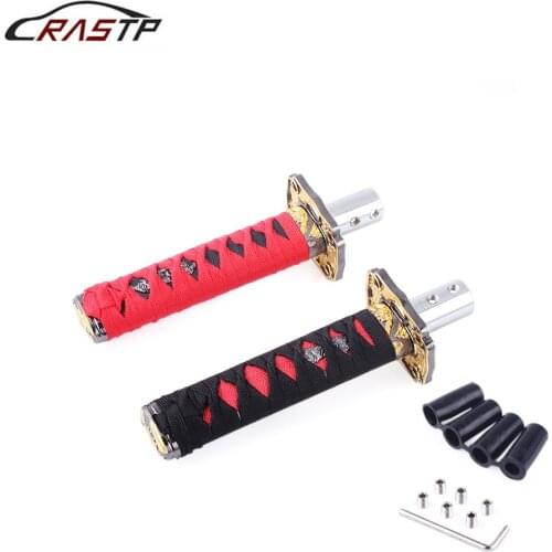 Fashion Design 15CM Samurai Sword Shift Knob Shifter Katana With Adapters Fits Most Vehicles RS-SFN025-15