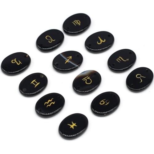 Natural Semi-precious Stones Black Agate Egg-shaped Spacer Beads Suitable for Jewelry Making DIY Necklace Bracelet Making