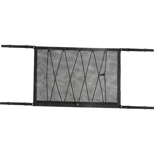 New Car Truck Ceiling Storage Net Pocket Universal Car Roof Interior Cargo Bag with Zipper