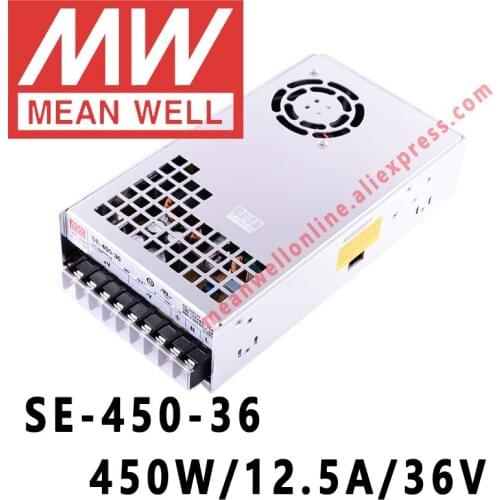 SE-450-36 Mean Well 450W/12.5A/36V DC Single Output Power Supply meanwell online store