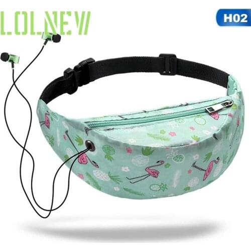Сумка на пояс женская 2020 Womens Pockets Belt Bag Printed Waist Bag Running Headphone Bags Gym Outdoor барсетка женская
