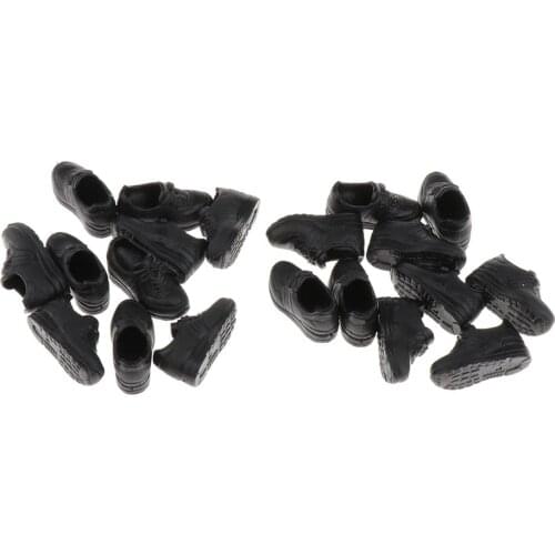 10 Pairs 1/6 BJD Shoes Sneakers Outfits for 12inch Blythe Licca Azone for DOD Dollfie Ball Jointed Doll Clothing